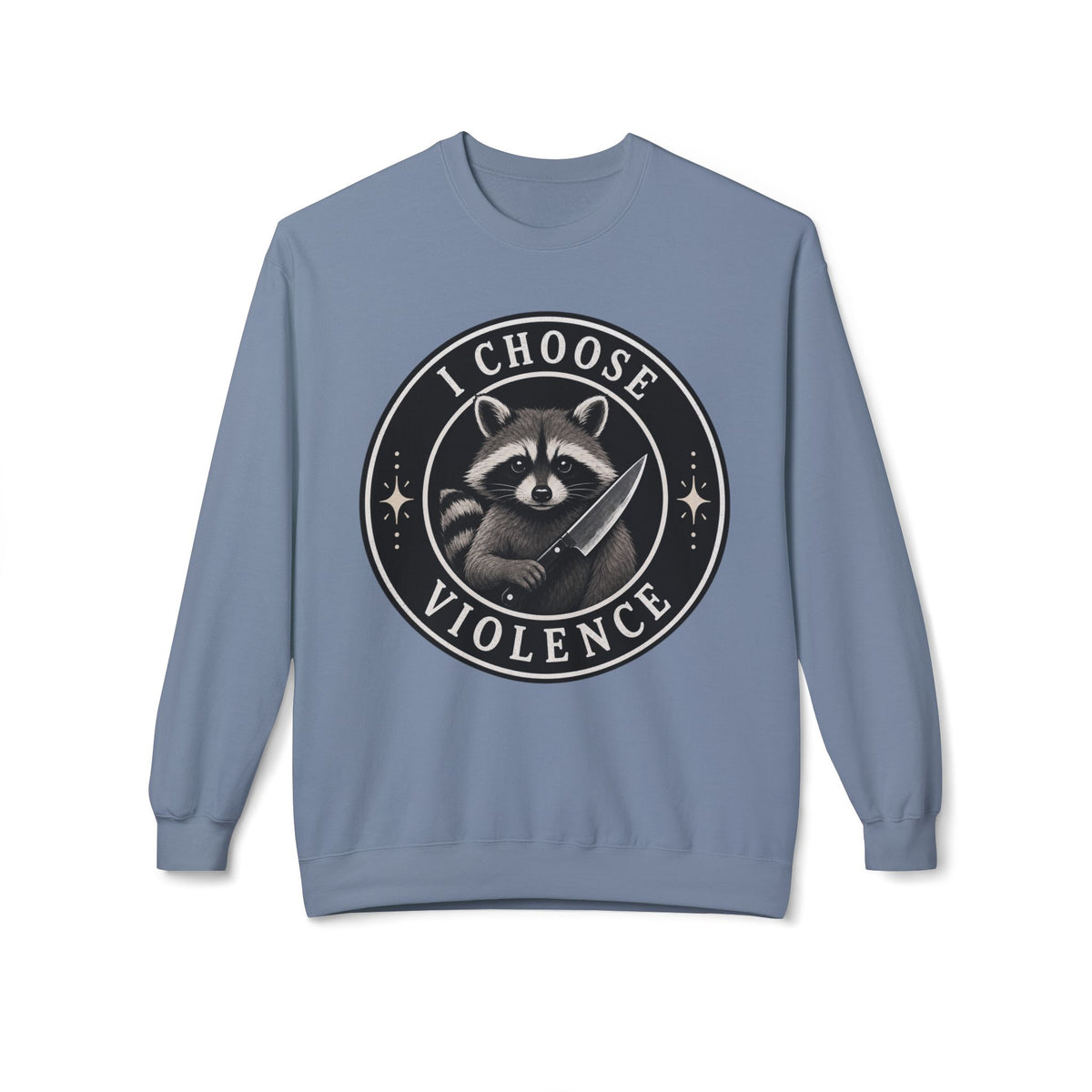 Violent Raccoon Unisex Midweight Sweatshirt