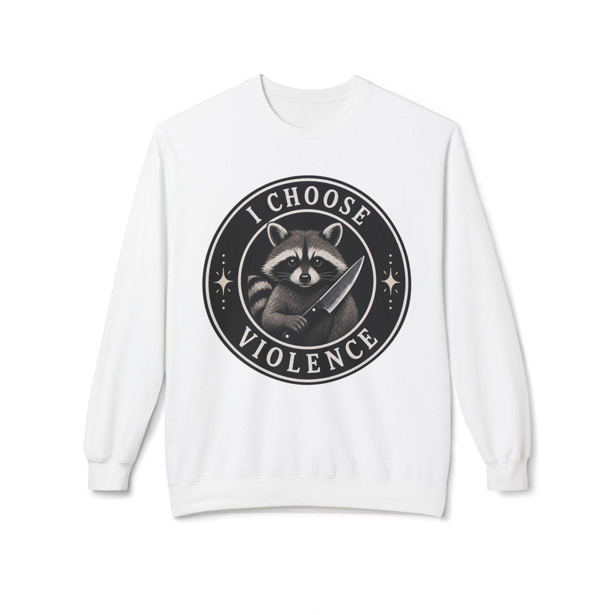 Violent Raccoon Unisex Midweight Sweatshirt