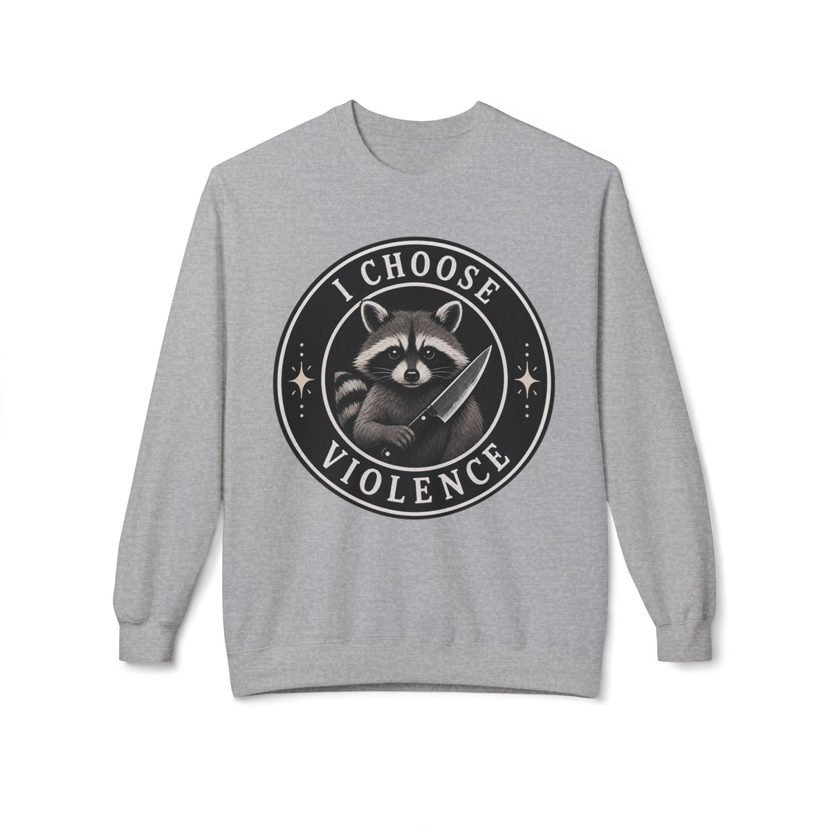 Violent Raccoon Unisex Midweight Sweatshirt