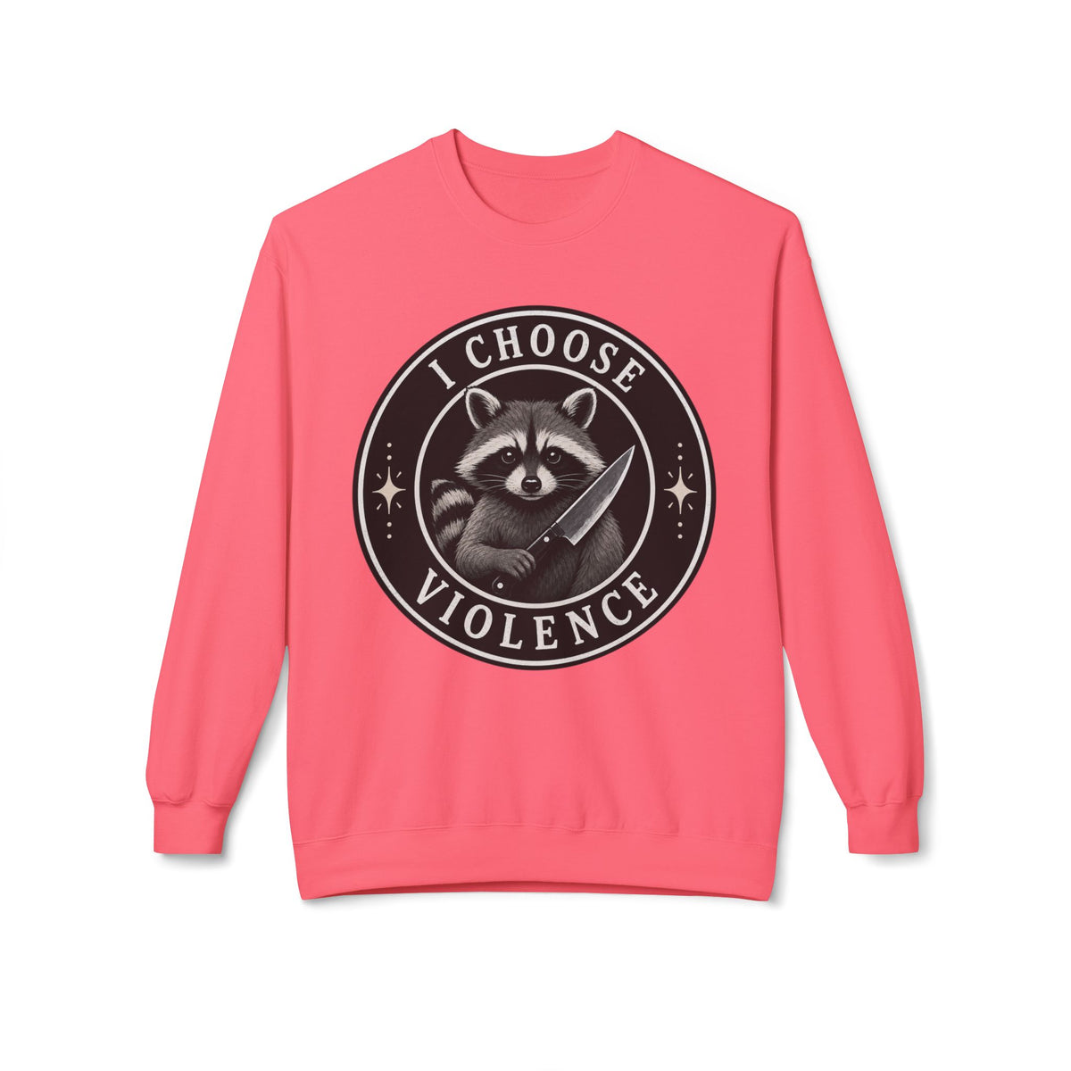 Violent Raccoon Unisex Midweight Sweatshirt