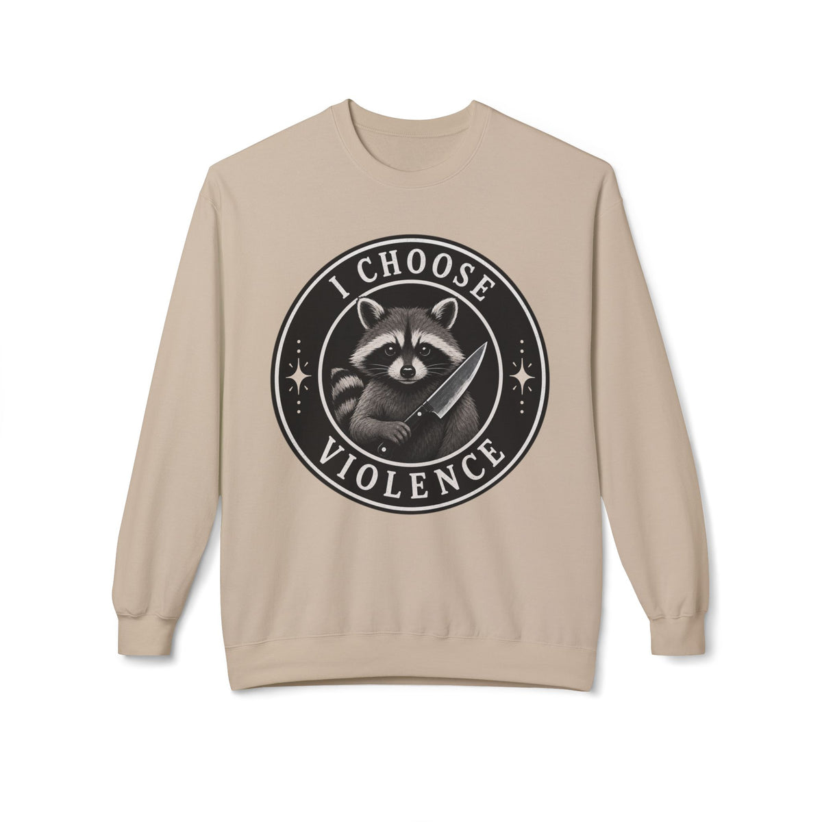 Violent Raccoon Unisex Midweight Sweatshirt