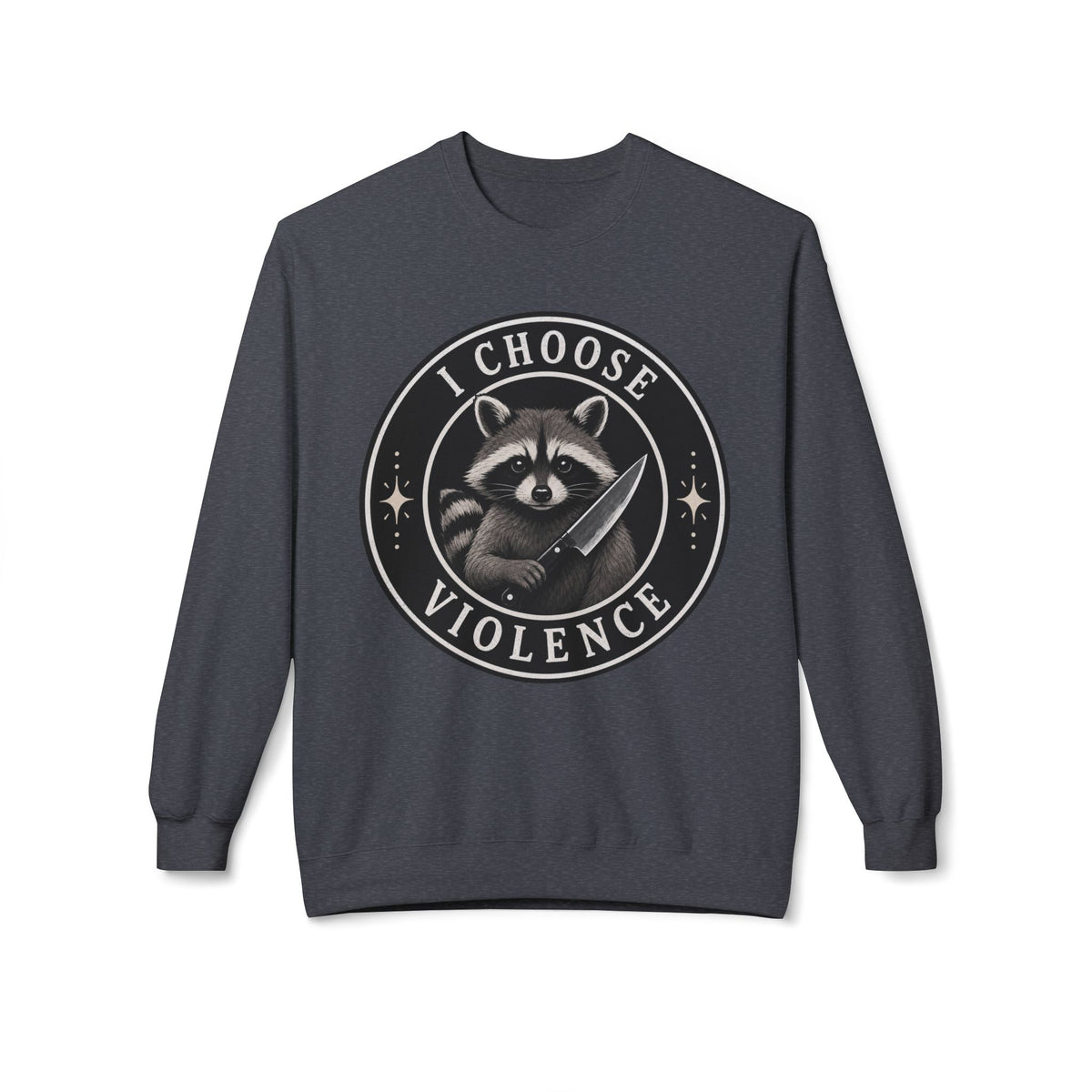 Violent Raccoon Unisex Midweight Sweatshirt