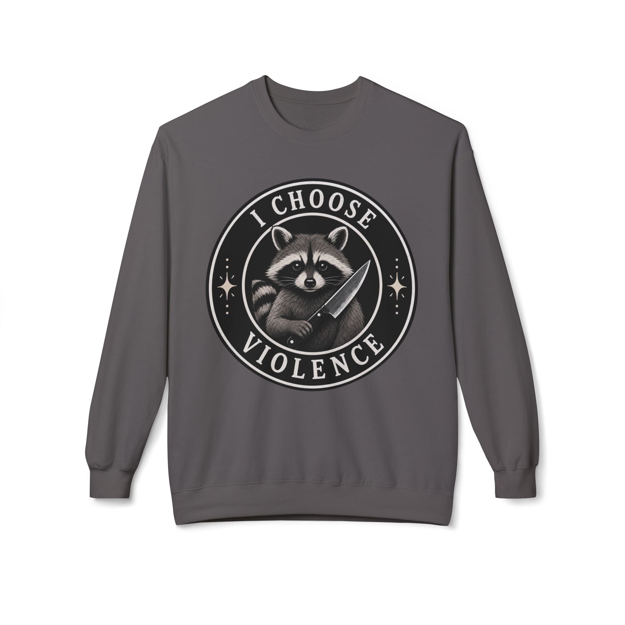 Violent Raccoon Unisex Midweight Sweatshirt