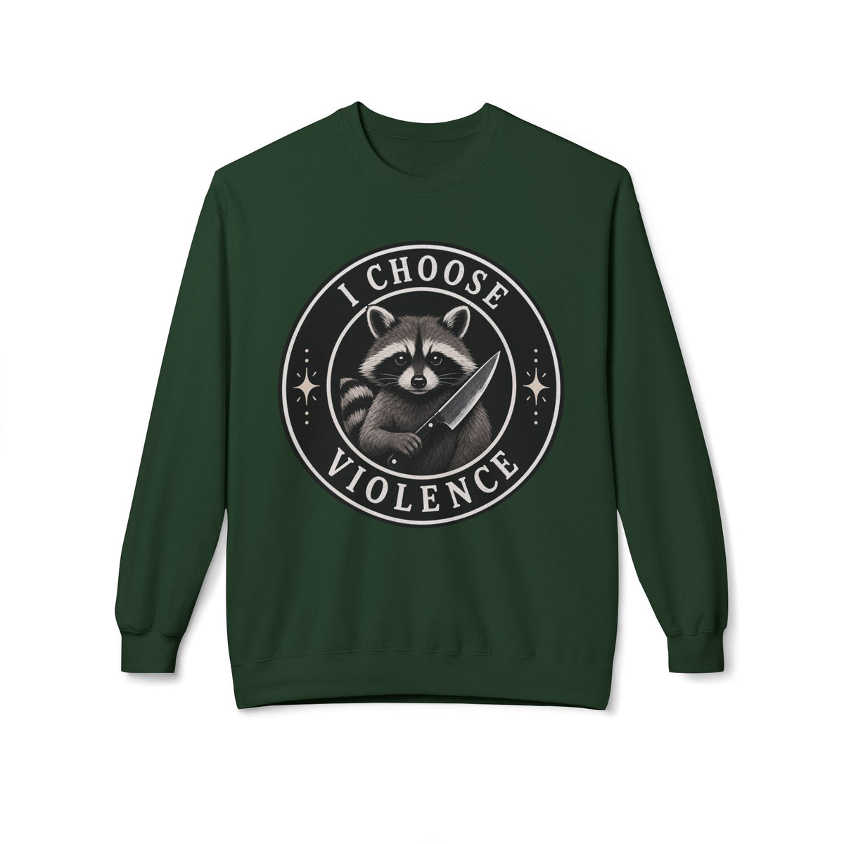 Violent Raccoon Unisex Midweight Sweatshirt