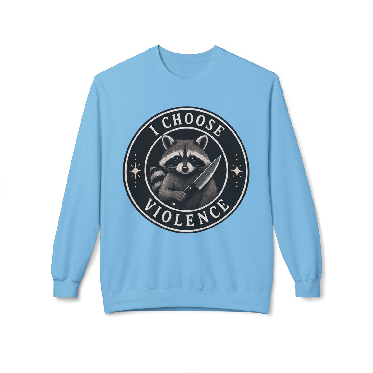 Violent Raccoon Unisex Midweight Sweatshirt