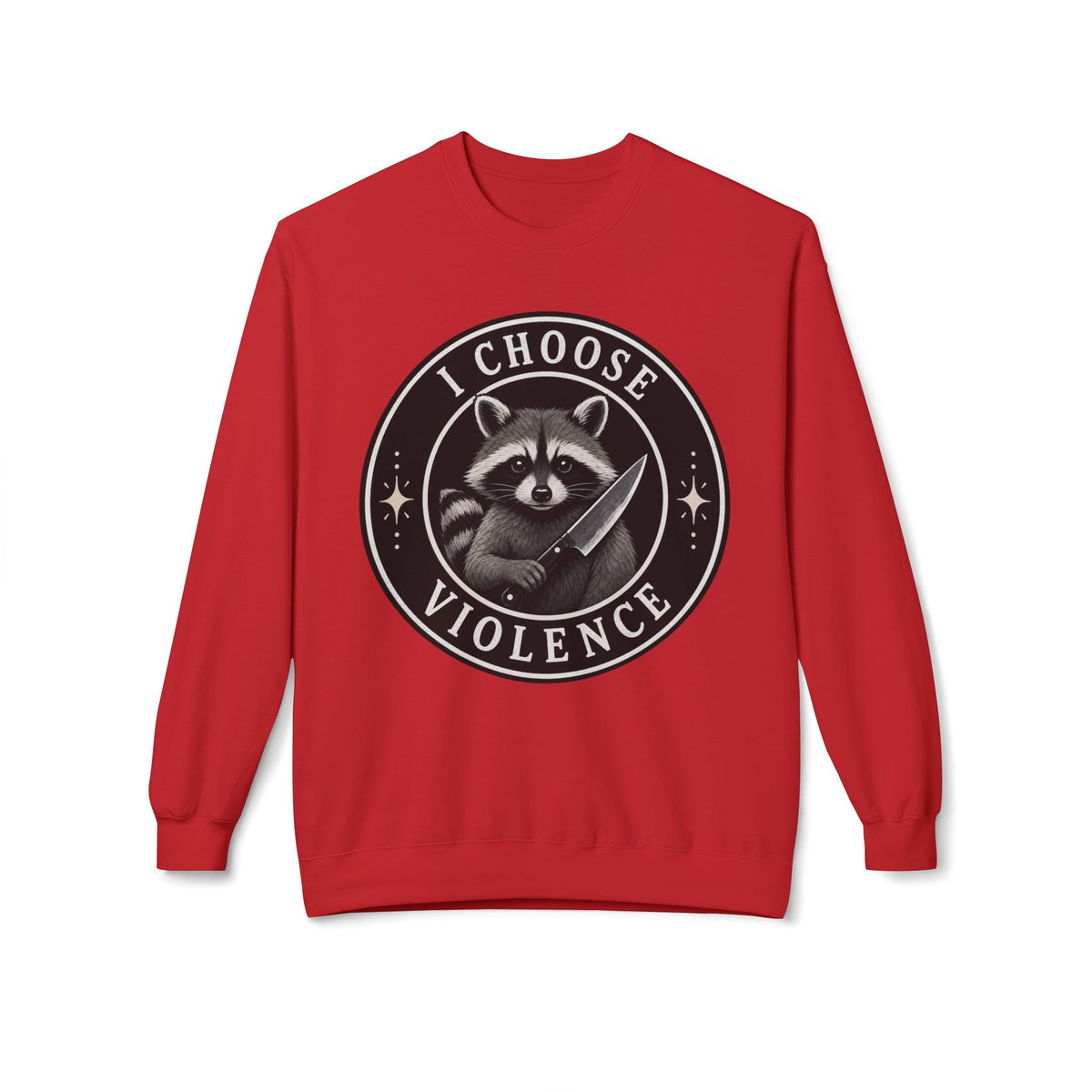 Violent Raccoon Unisex Midweight Sweatshirt