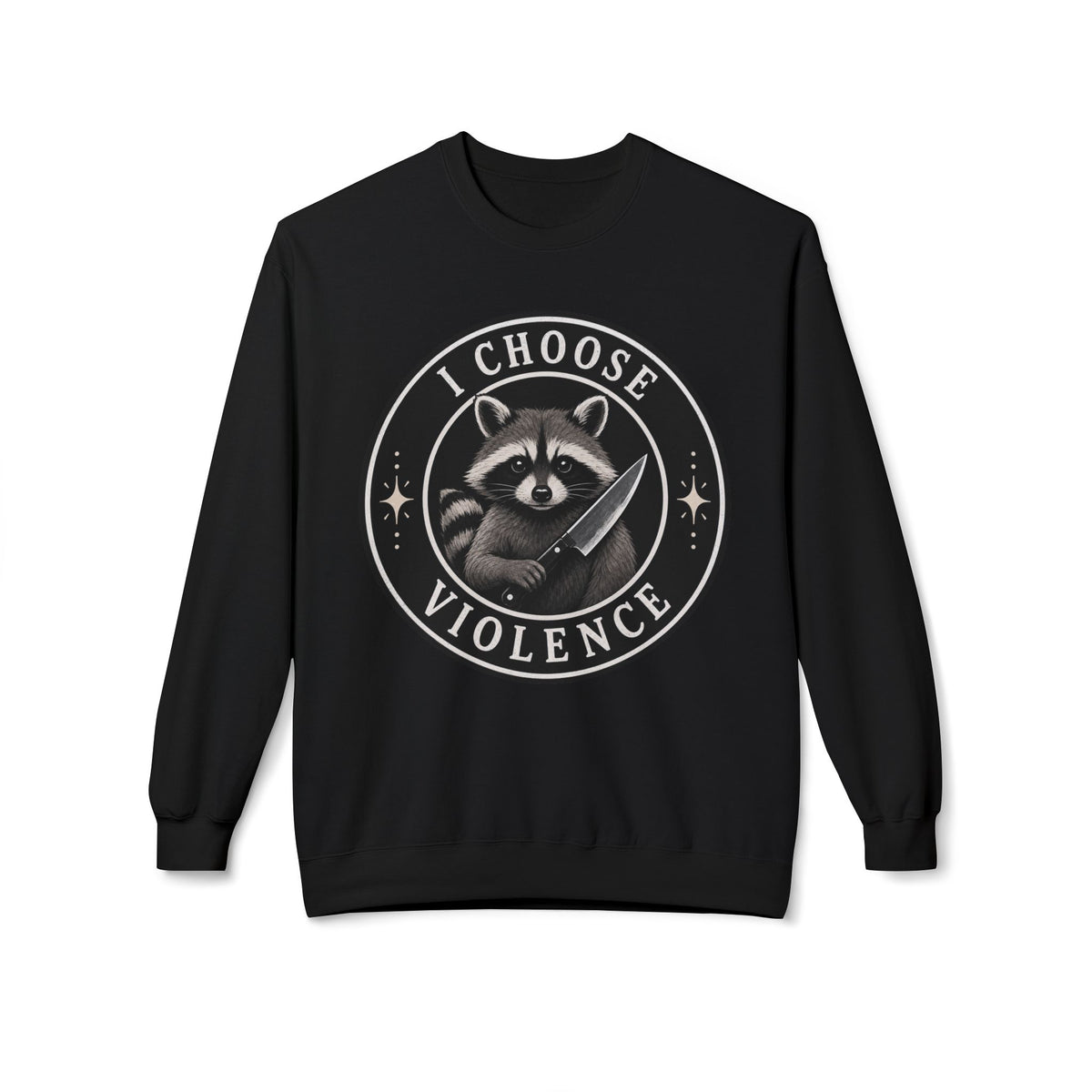 Violent Raccoon Unisex Midweight Sweatshirt