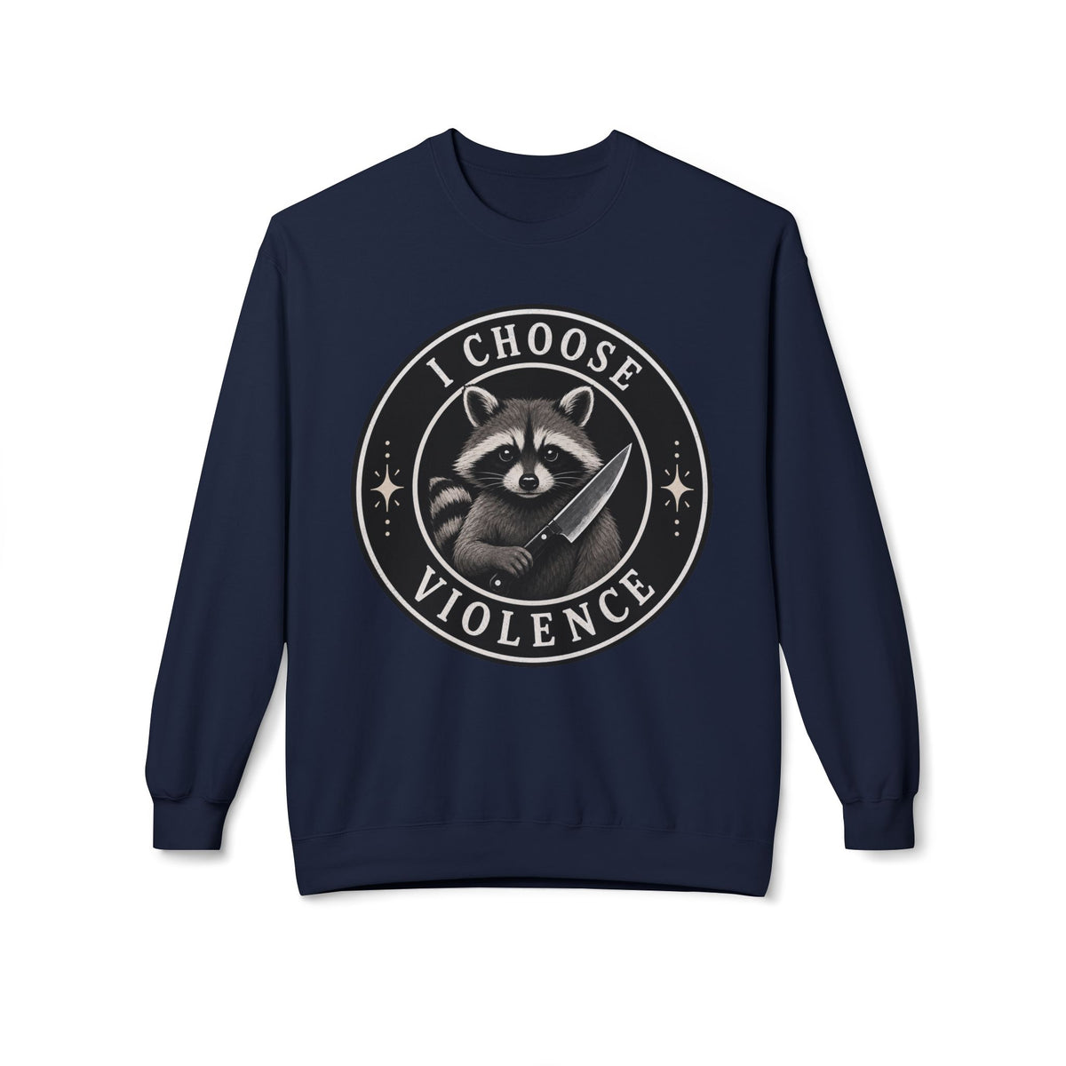 Violent Raccoon Unisex Midweight Sweatshirt