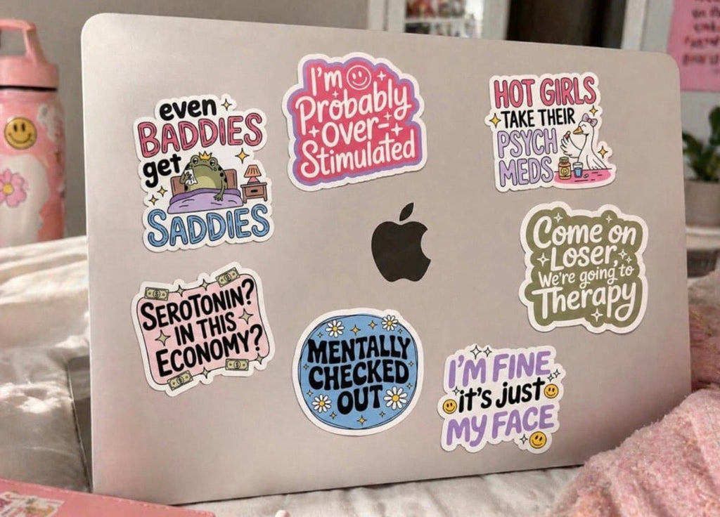 Mentally Checked Out Sticker Pack