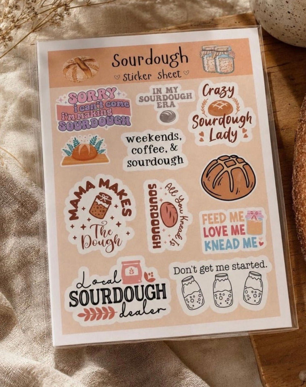Sourdough Sticker Sheet