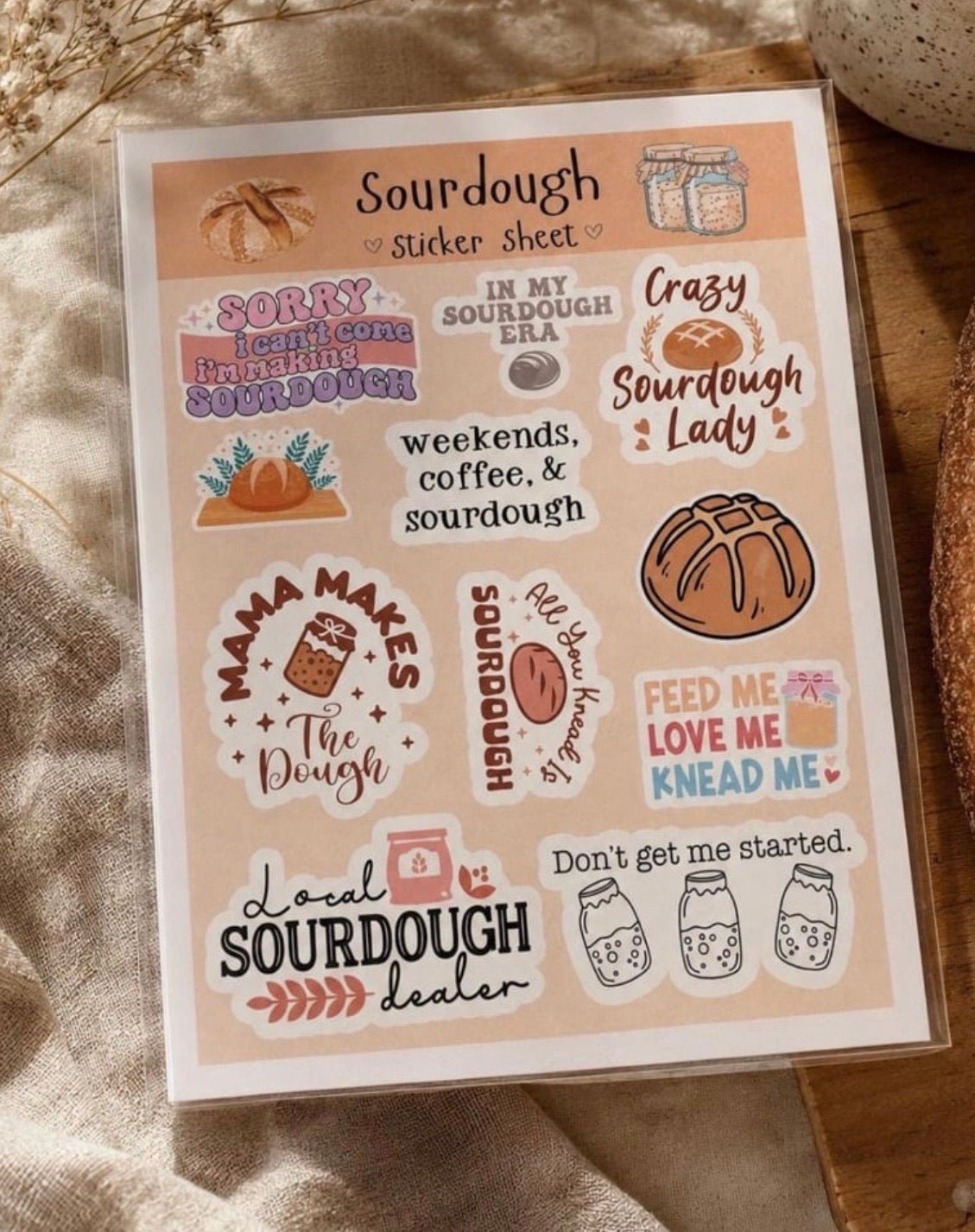 Sourdough Sticker Sheet