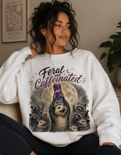 Feral and Caffeinated Graphic Tee & Sweatshirt