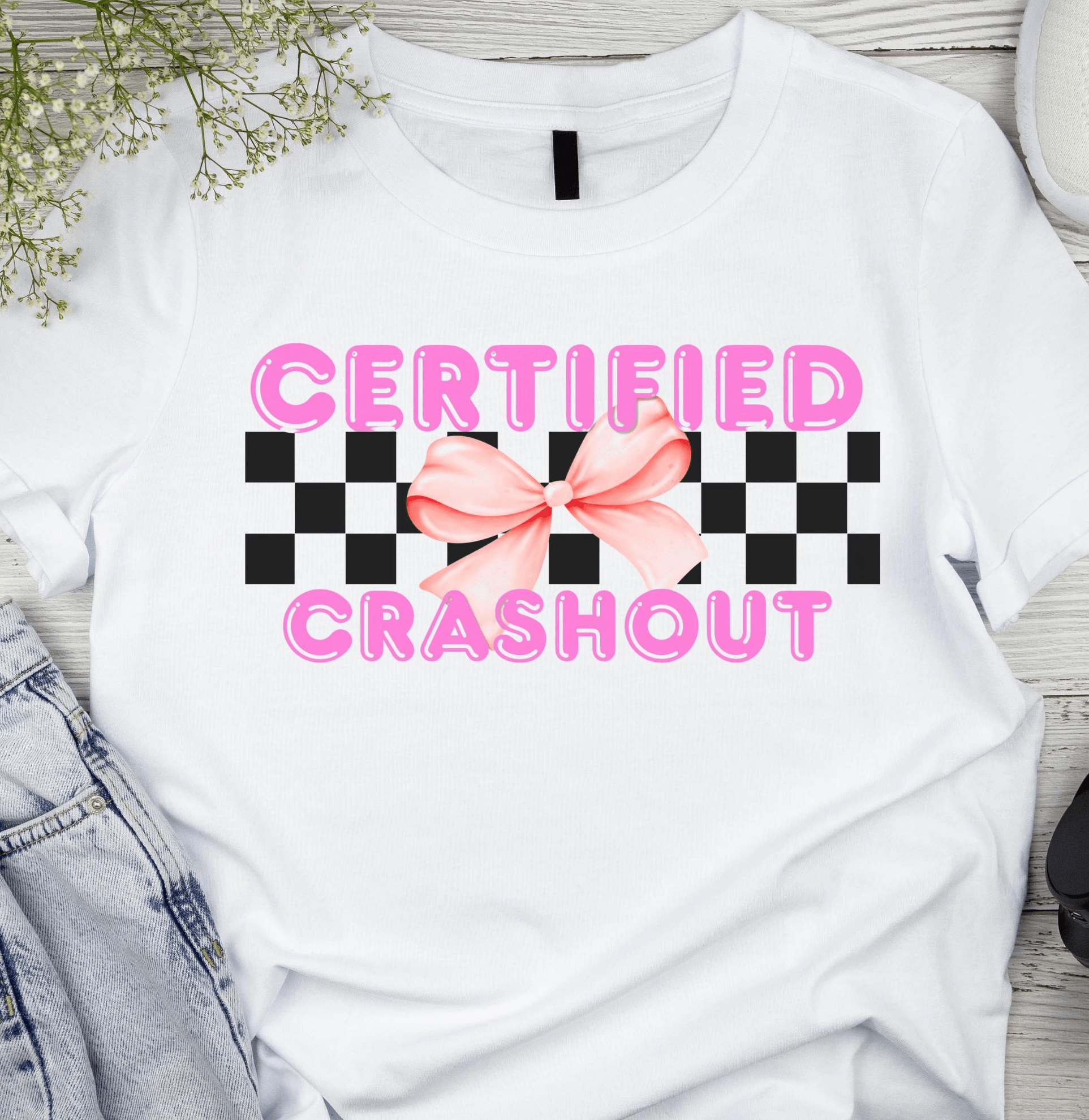 Certified Crashout Graphic Hoodie, Sweatshirt & Tee