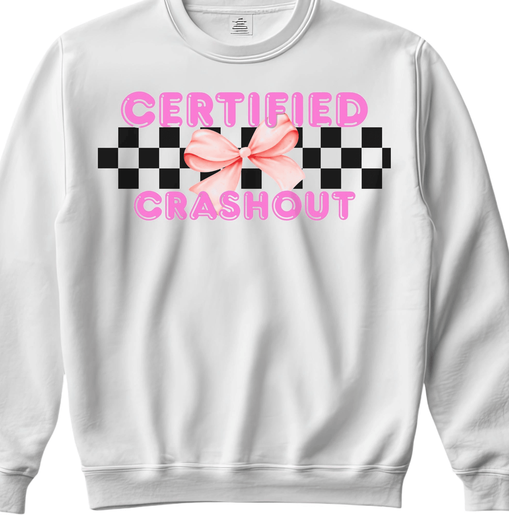 Certified Crashout Graphic Hoodie, Sweatshirt & Tee