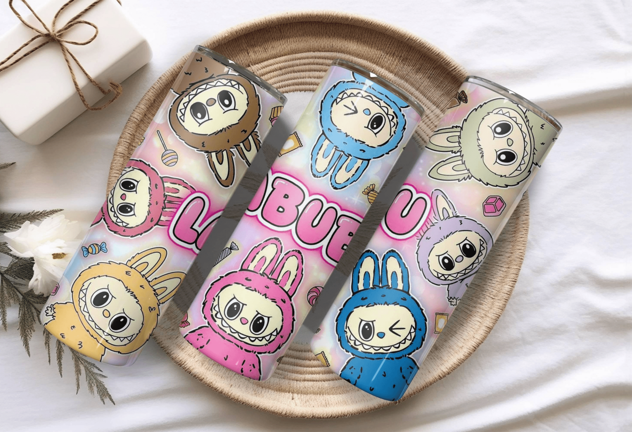 Labubu Character Skinny Tumbler